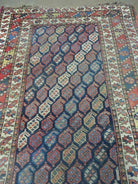 3' 5" X 7' Antique Handmade Caucasian Wool Rug Tribal Nice - Jewel Rugs