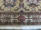 6' X 9' Vintage Handmade India Floral Oriental Wool Rug Veg Dye Camel Hair Nice - Jewel Rugs