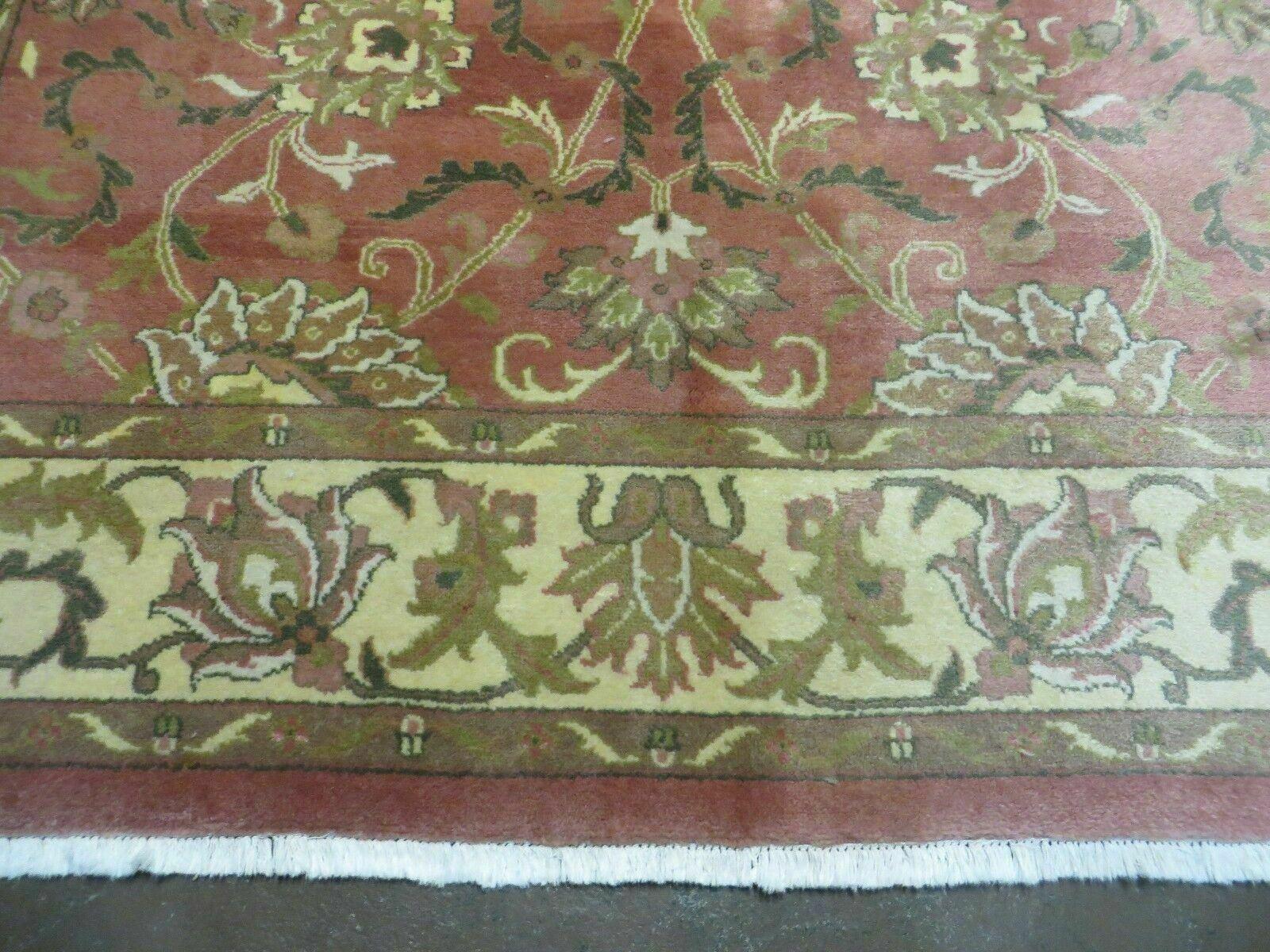 6' X 9' Vintage Handmade Indian Floral Oriental Wool Rug Veg Dyes Nice - Jewel Rugs