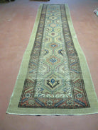 3'4" X 12' Antique Hand Made Turkish Wool Rug Runner Carpet Camel Hair Nice - Jewel Rugs