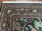 9' X 12' One-Of-A-Kind William Pakistan Oriental Hand-Knotted Wool Green Black - Jewel Rugs