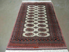 4' X 6' Vintage Handmade Bokhara Turkoman Pakistan Wool Rug Carpet Nice - Jewel Rugs