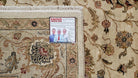 9' X 12' Vintage Handmade Wool Rug Carpet Indo Mahal Oushak Ivory Nice - Jewel Rugs