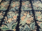 9' X 12' Handmade Chinese Oriental Floral Garden Wool Rug 160 Lines Plush Pile - Jewel Rugs