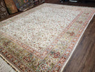 Top Quality All Silk Turkish Hereke Rug 8x10, Stunning Super Fine 500+ KPSI, Signature Master Weaver, Room Sized Silk Carpet Allover Design - Jewel Rugs