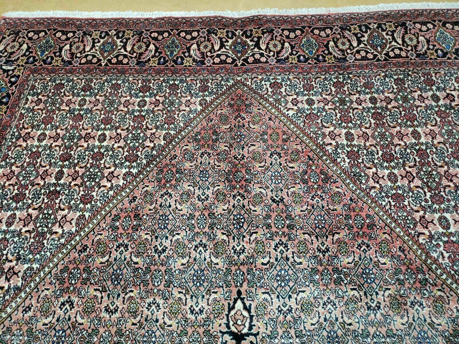 7' X 10' Vintage Fine Handmade Indian Amritsar Wool Rug Nice - Jewel Rugs