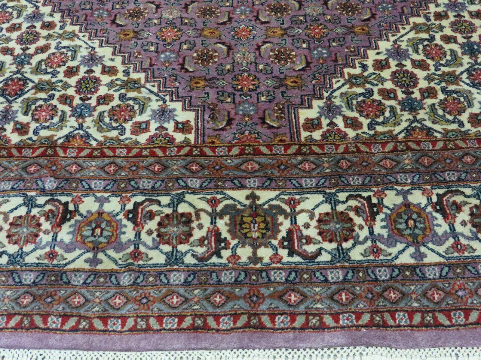 8' X 10' Vintage Fine Handmade India Wool Rug Hand Knotted Carpet Detailed Nice - Jewel Rugs