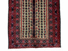 3x5 New Vintage Handmade Tribal Balouch Wool Rug Prayer Rug Red Black Beige Nice - Jewel Rugs