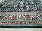 8' X 10' Handmade Indian Oriental Wool Rug Carpet Organic Dye Forest Green Nice - Jewel Rugs