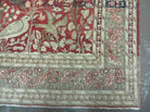 4' X 6' Antique Handmade Turkish Tree Of Life Oriental Wool Rug Birds Red - Jewel Rugs