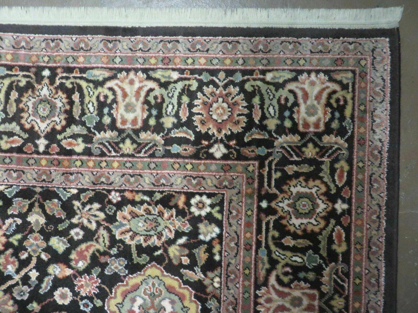 8'8" X 10'6" Karastan Chahar Mahal Sultanabad Pattern # 608 Wool Rug Dark Brown - Jewel Rugs