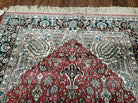 3' X 5' Vintage Fine Handmade India Oriental Kashmir Silk Rug 400 KPSI Wow - Jewel Rugs