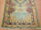 3' X 6' Antique Handmade Turkish Wool Rug Runner Carpet Camel Hair Color Sarab Colorful Geometric Rug - Jewel Rugs