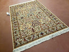 4' X 6' Samarkand Power Loomed Wool Rug Beige Nice - Jewel Rugs