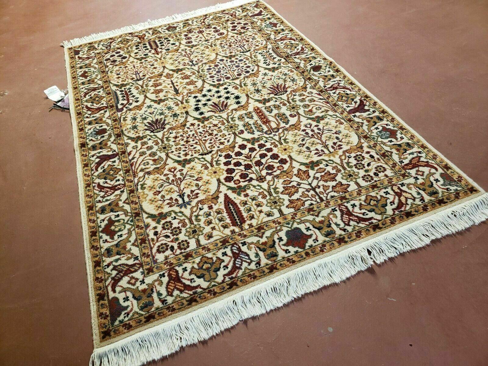 4' X 6' Samarkand Power Loomed Wool Rug Beige Nice - Jewel Rugs