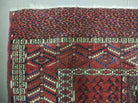 4' X 5' Antique Handmade Fine Tekkeh Turkoman Engsi Hatchli 4 Seasons Wool Rug - Jewel Rugs