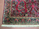 4' X 6' Antique Handmade India Oriental Wool Rug Hand Knotted Carpet Red Nice - Jewel Rugs