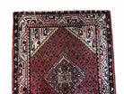 4x6 Antique Rug Handmade Wool Rug Organic Dyes Red Ivory Red Tribal Rug Boho Rug - Jewel Rugs