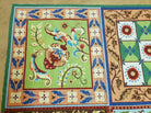 8' X 11' Handmade Chinese English Design Needlepoint Wool Rug Flat Weave Beauty - Jewel Rugs