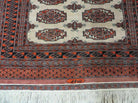 4' X 6' Vintage Handmade Bokhara Turkoman Pakistan Wool Rug Carpet Nice - Jewel Rugs