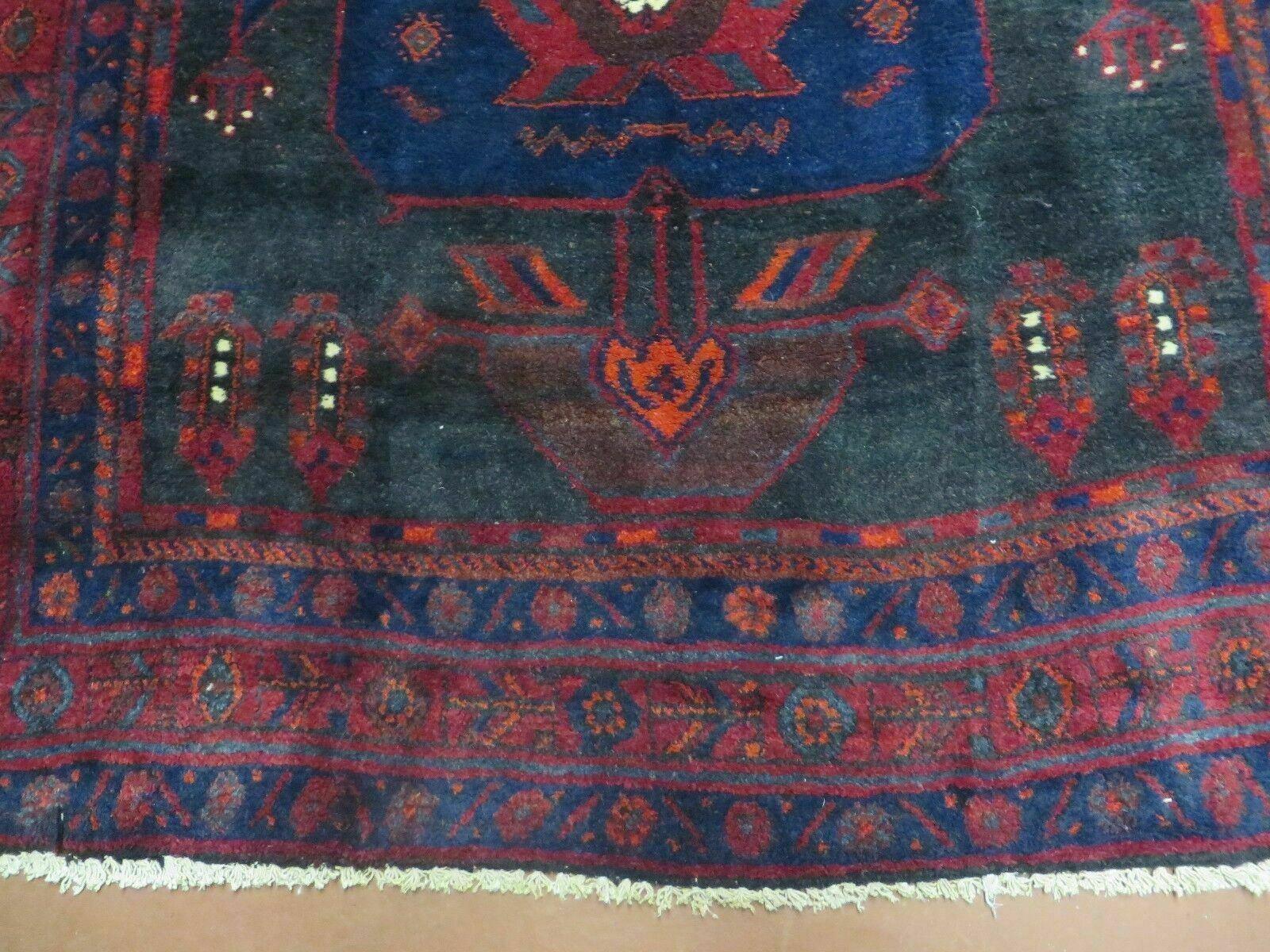 4' X 10' Antique Handmade Turkish Kazak Design Wool Rug # 629 - Jewel Rugs