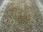 6' X 9' Vintage Handmade India Agra Rug Vegetable Dyes Tea Washed Nice # 819 - Jewel Rugs