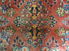 2' X 4' Antique Hand-Knotted Handmade Indian Floral Wool Rug Carpet Red Nice - Jewel Rugs