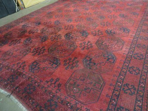 9' X 11' Antique Handmade Afghan Bashir Turkoman Bokhara Balouch Wool Rug # 721 - Jewel Rugs