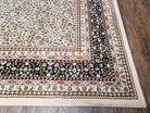 Persian Design Rug 8x11, Room Sized Floral Allover Oriental Carpet, Belgium Rug, Living Room Dining Room Rug, Traditional Rug, Power-Loomed - Jewel Rugs