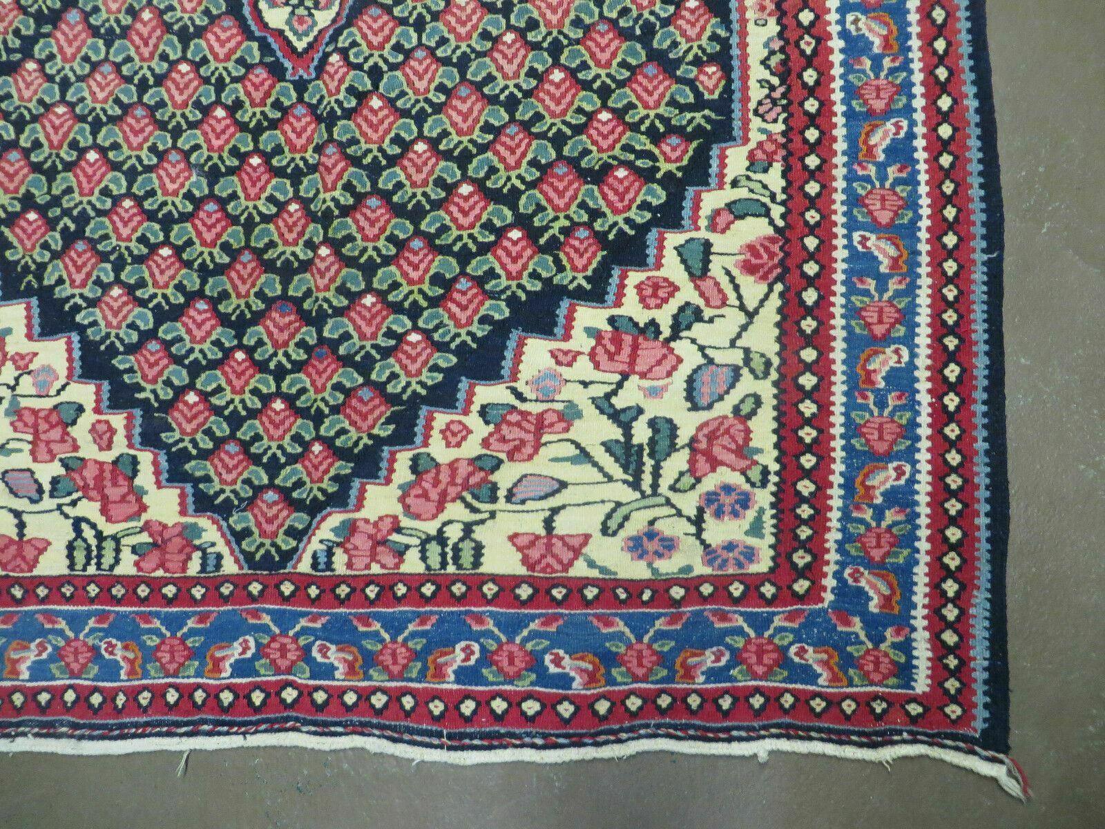 4' X 6' Vintage Handmade Turkish Flat weave Rug Tribal - Jewel Rugs