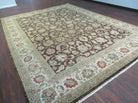 9' X 12' Vintage Handmade Peshavar Chobi Pakistani Floral Agra Wool Carpet Nice - Jewel Rugs