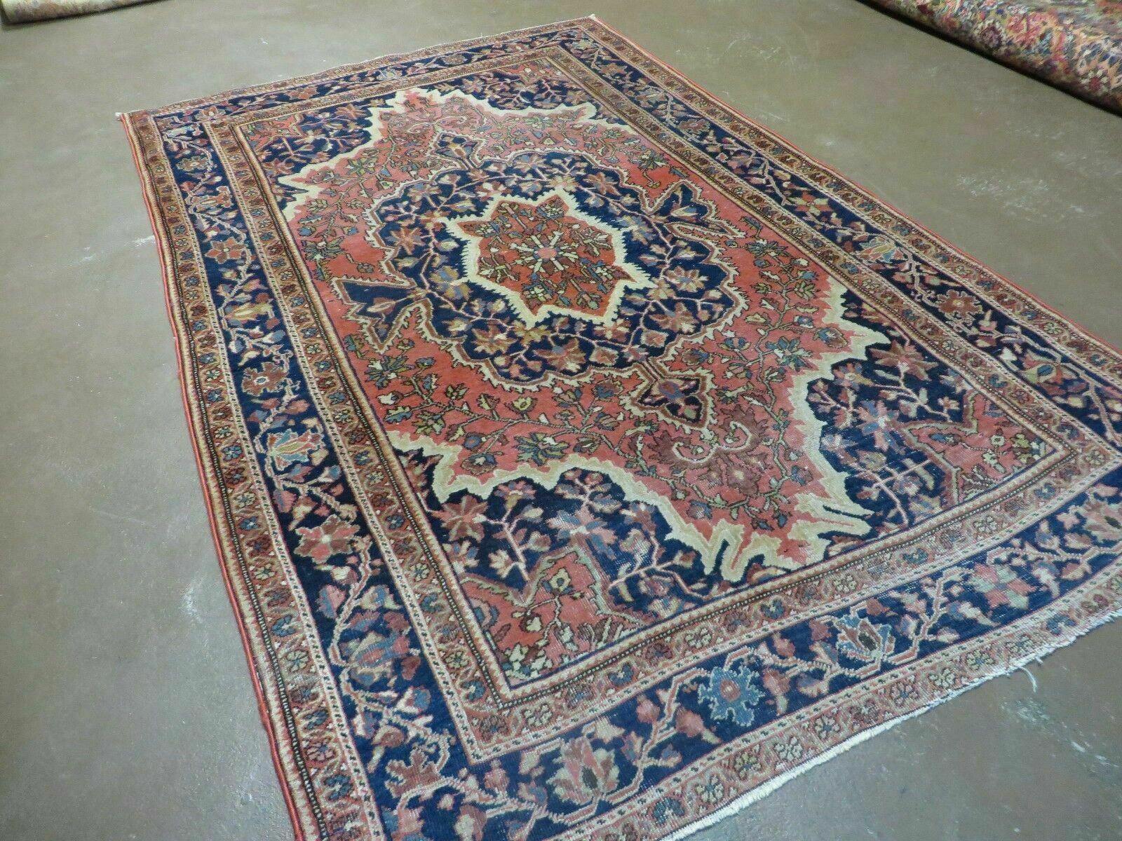 4' X 7' Antique Handmade India Oriental Wool Rug Fine Floral Vegetable Dyes Wow - Jewel Rugs