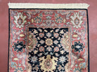 Vintage Karastan Runner Rug 2.6 x 12, Karastan Williamsburg Kurdish Pattern #559, 12ft Long Hallway Rug Wool - Jewel Rugs