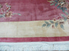 8' X 10' Handmade Art Deco Chinese Rug Plush Carving Carpet 90 Line Pink Rug - Jewel Rugs