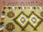 4' X 6' Modern Handmade Portuguese Wool Rug with Moroccan Tribal Design - Jewel Rugs