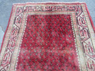 3'7"X 10' Antique Handmade India Oriental Paisley Wool Runner Rug Vegy # 31 - Jewel Rugs