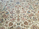 10' X 14' Karastan Ivory Tabriz # 738 Wool RUG American Made Beauty - Jewel Rugs