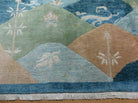 5' 6" X 8' Tufenkian Handmade Tibetan Nepal Chinese Wool Rug Nice - Jewel Rugs