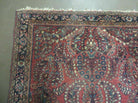 3' X 5' Antique 1920s Handmade India Floral Oriental Wool Rug Carpet Beauty Red - Jewel Rugs