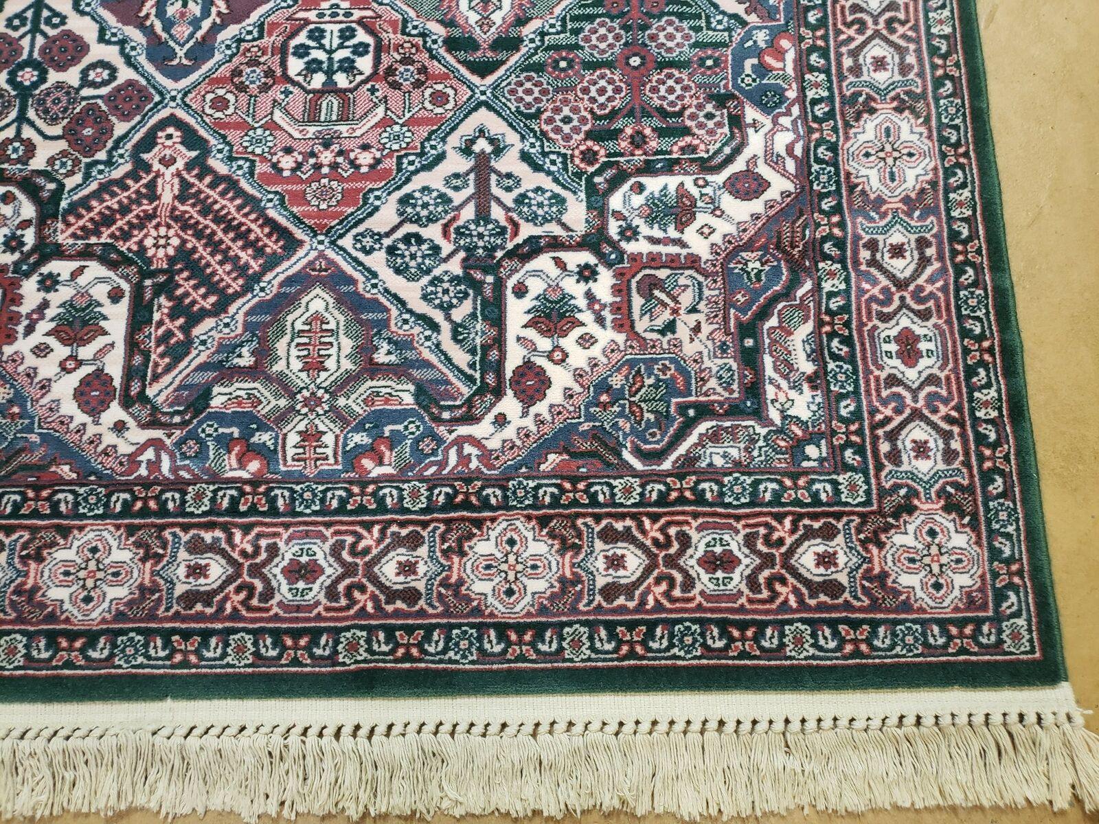 4' 1" X 5' 7" Karastan 500-1123 Green Joshagan Wool Rug Belgium Kara Shah - Jewel Rugs