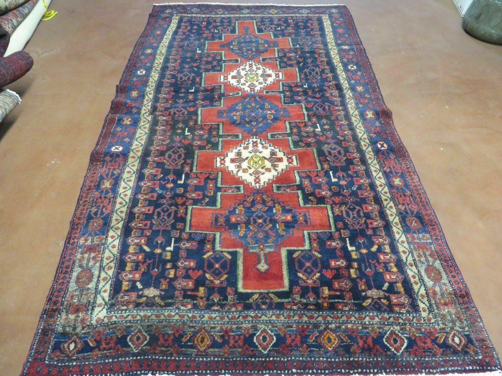 4' X 7' Antique Handmade Turkish Wool Rug Nice # 638 - Jewel Rugs