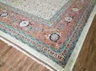 11' X 18' One-of-a-Kind Pakistan Hand-Knotted Wool Rug IVORY Nice Handmade - Jewel Rugs