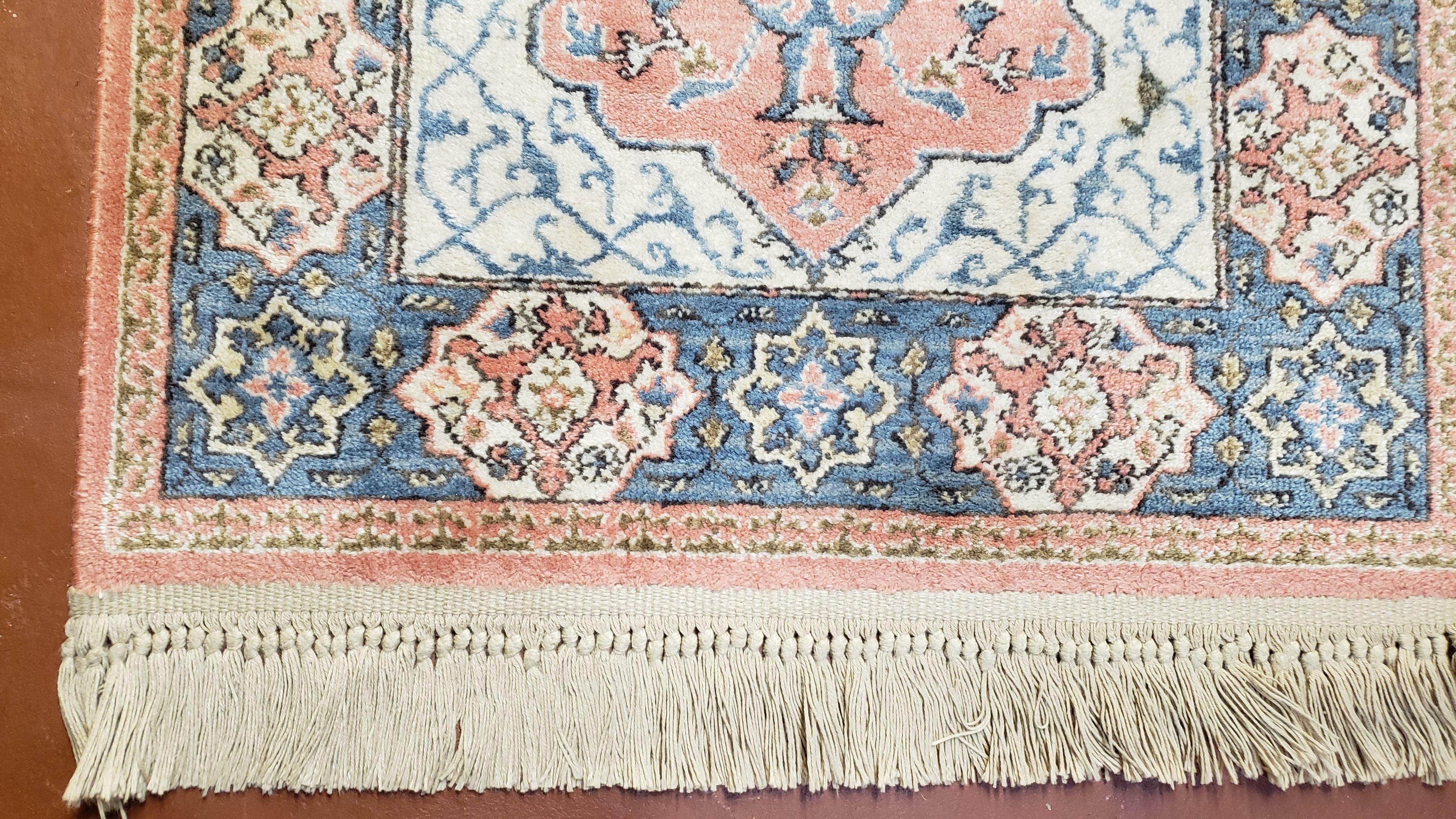 3x5 Karastan Rug, 2.10 x 5 Karastan Carpet Bergama Design #737, Vintage Karastan Wool Area Rug, Small Karastan Rug - Jewel Rugs