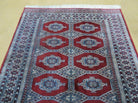 4' X 6' Vintage Handmade Pakistan Turkoman Bokhara Fine Woven Wool Rug Nice - Jewel Rugs