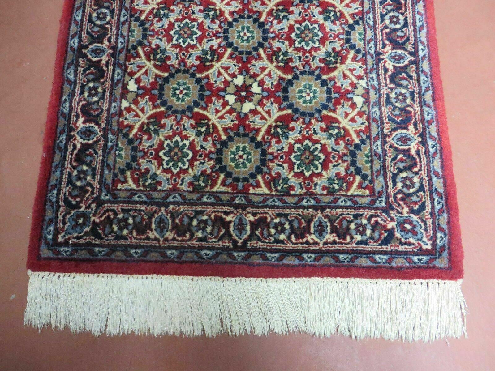 2' X 3' Vintage Handmade Indian Amritsar Wool Rug Small Carpet - Jewel Rugs