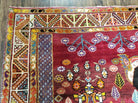 5' X 9' Antique Handmade India Oriental Wool Rug Girls Image Vegy Dyes Organic - Jewel Rugs