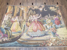 4' x 6' Tapestry French European Hand Loomed Victorian Beauty Easy Wall Hanging - Jewel Rugs