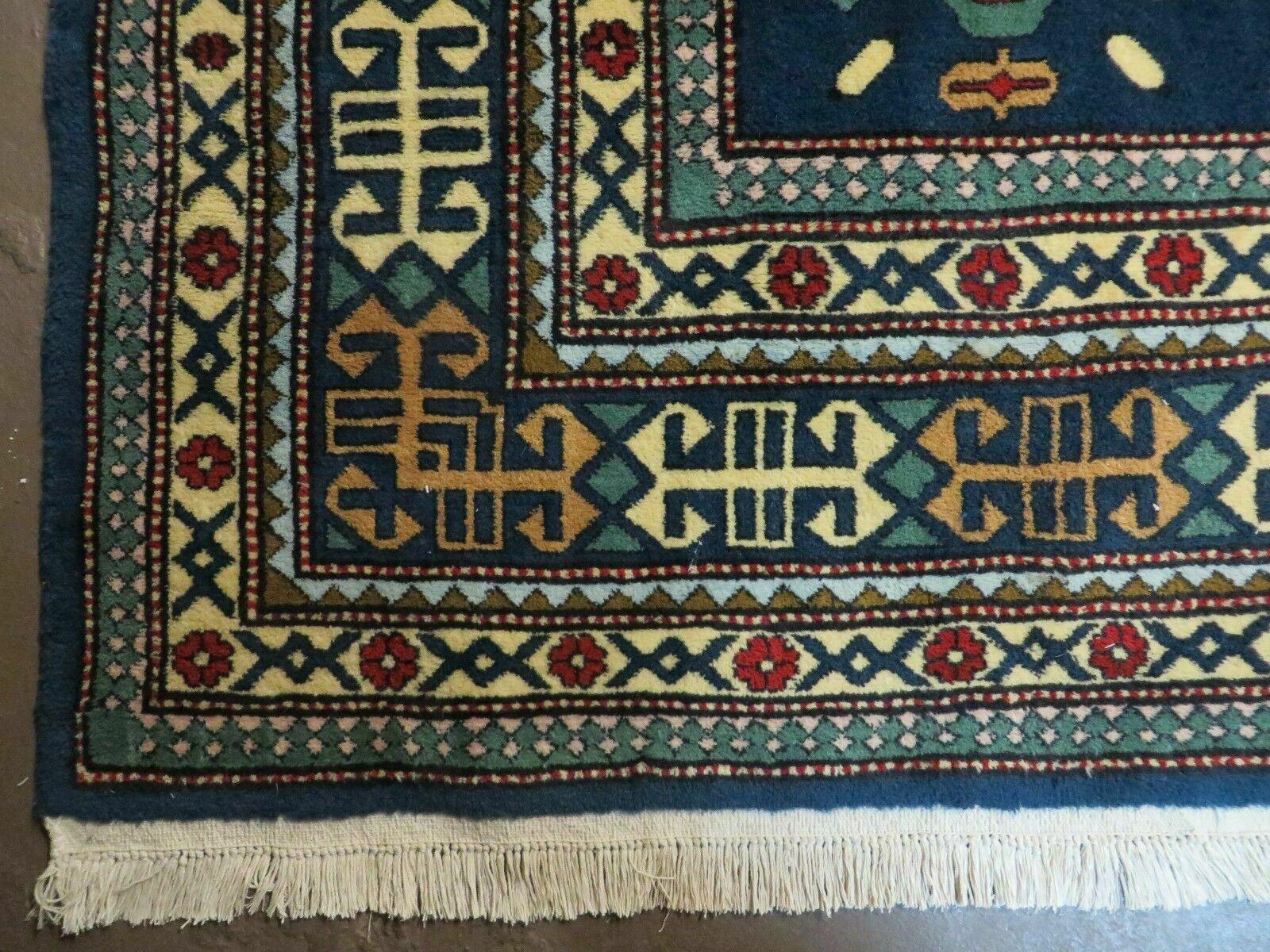 8' X 10' Vintage Handmade Turkish Caucasian Wool Rug Carpet Nice - Jewel Rugs