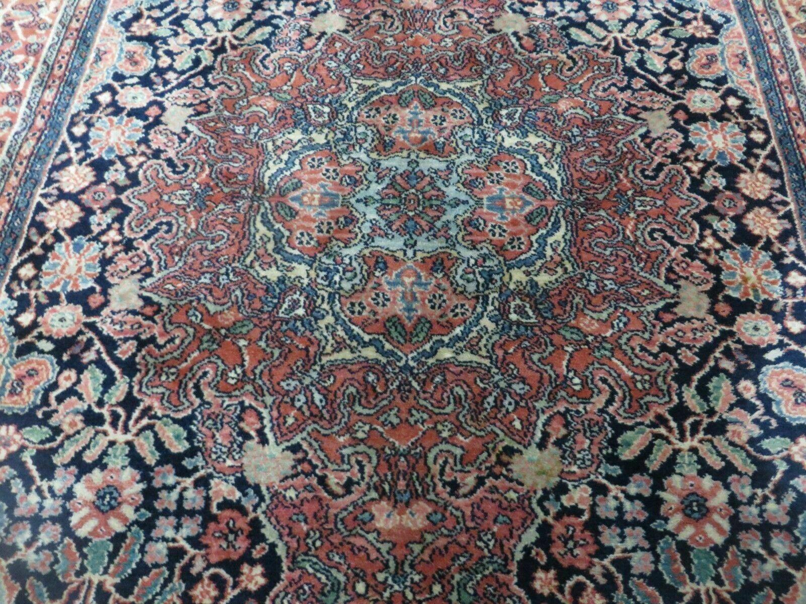 5' 9" X 9' Vintage Karastan Medallion # 741 American Made Wool Rug Nice - Jewel Rugs