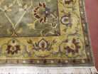 5x7 Tibetan Rug 5x8 Nepal Carpet Wool Green Vintage Hand-Knotted Area Rug Foyer Rug - Jewel Rugs